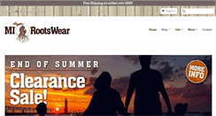 Desktop Screenshot of mirootswear.com