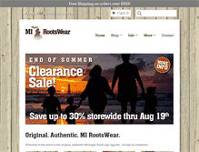 Tablet Screenshot of mirootswear.com